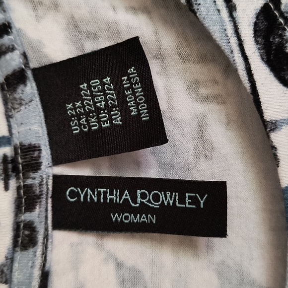 Cynthia Rowley top size 2x - Picture 6 of 6